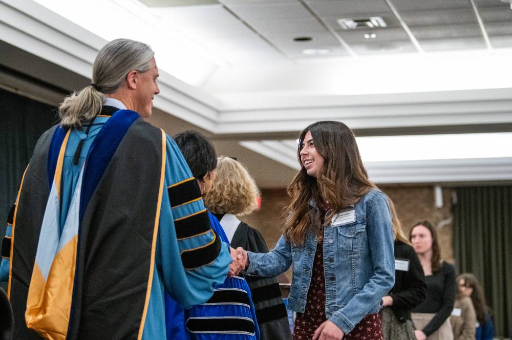 Awardee receiving award 3